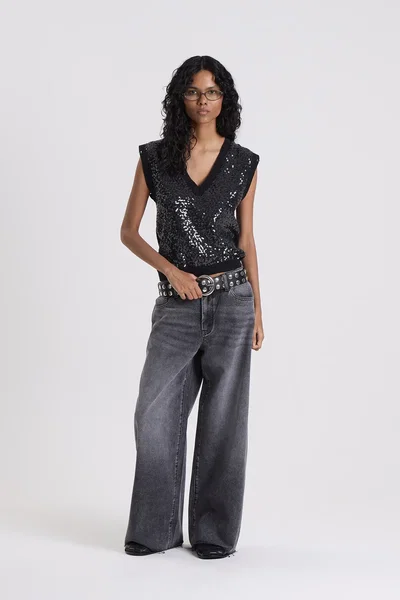Loose Bootcut Kaelis Gris