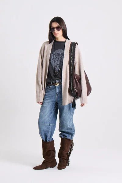 Cardigan Corto Lucy Beige