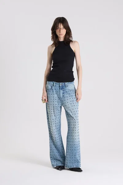 Loose Bootcut Cairo Azul