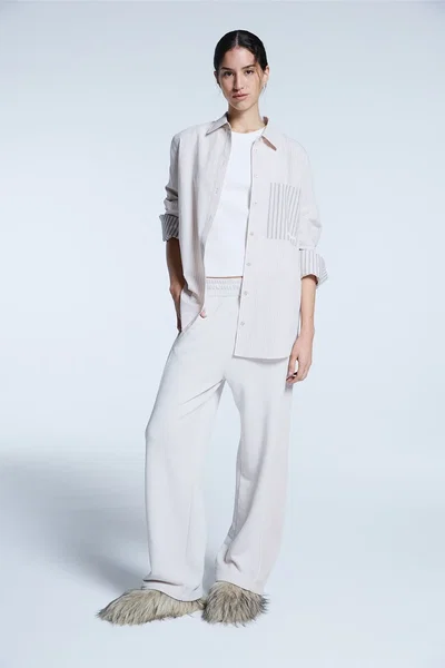 Pantalón Recortes Off White