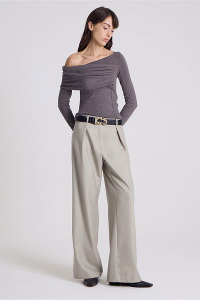 Top Febe Gris