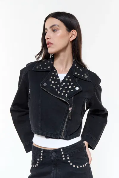 Campera Denim Denver Negro