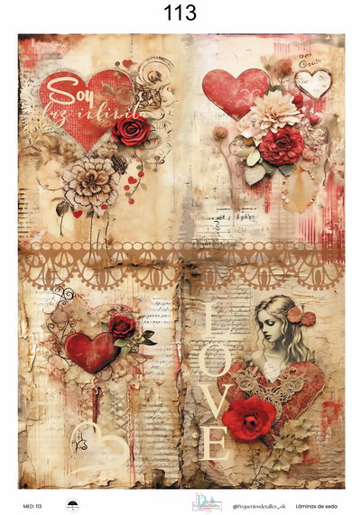 Láminas de Seda 35 x 50 cm.