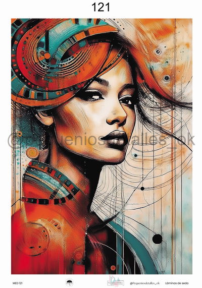 Lámina de Seda 35x50 cm