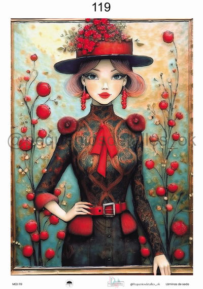 Lámina de Seda 35x50 cm