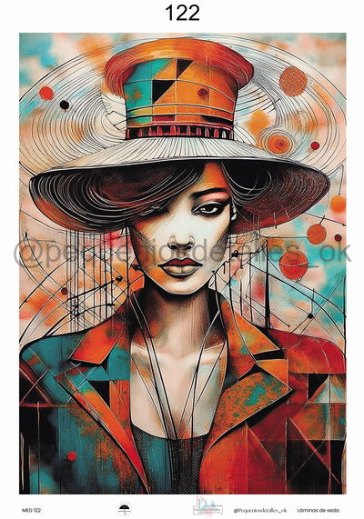 Lámina de Seda 35x50 cm