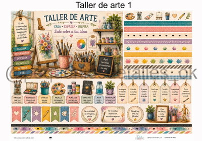 Lámina de Seda 50x70 cm en papel de seda – Diseño taller de arte