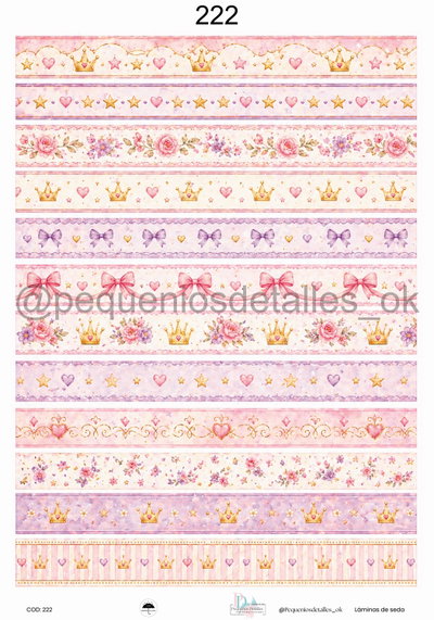 Lámina de Seda 35x50 cm en papel de seda – Diseño