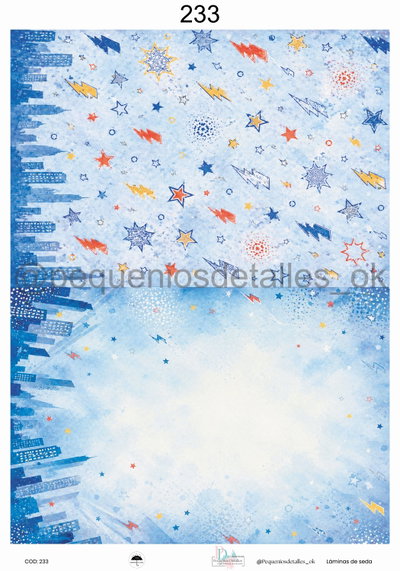 Lámina de Seda 35x50 cm en papel de seda – Diseño