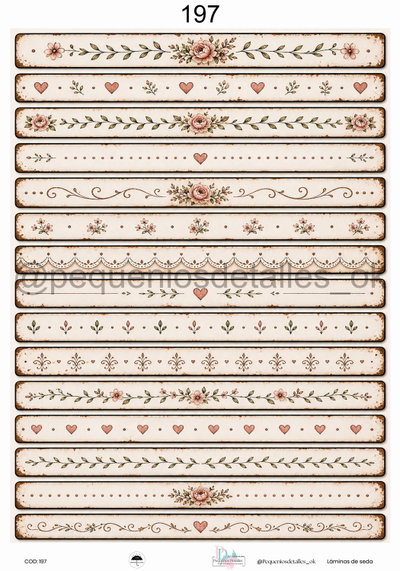 Lámina de Seda 35x50 cm en papel de seda – Diseño