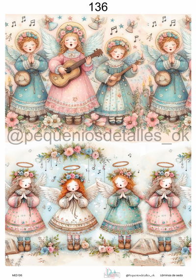 Lámina de Seda 35x50 cm