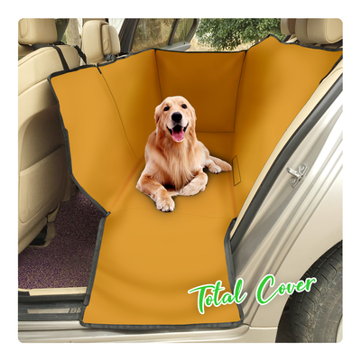 Funda - Diseño Amarillo - Protección asientos autos de Perros Gatos Mascotas