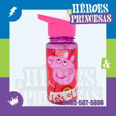 BOTELLA STRAW TOP PEPPA PIG