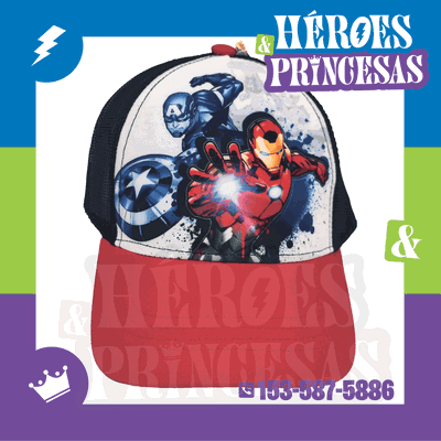 GORRA  CAPITAN AMERICA VS IRON MAN