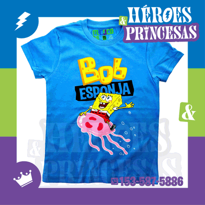 REMERA BOB ESPONJA  MEDUSA