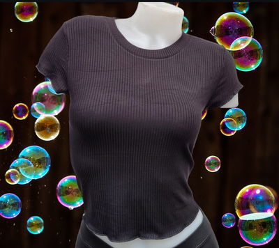 Remera Corta Cuello Redondo