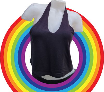 Remera Corta Cuello V  