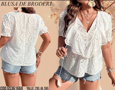 Blusa Con Volados 