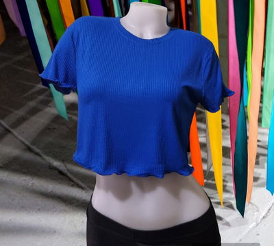 Remera Corta Cuello Redondo 