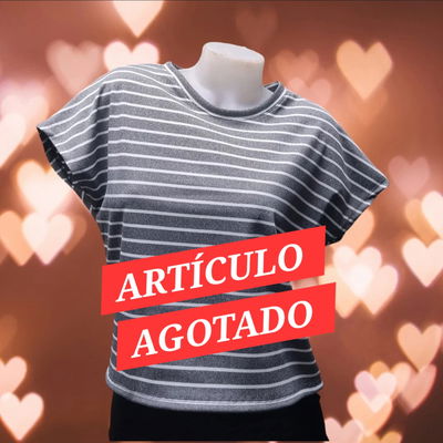 Remera Rayas Cuello Redondo