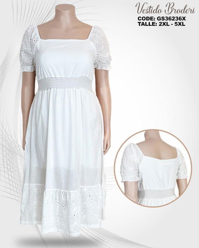 Vestido Broderi Campestre