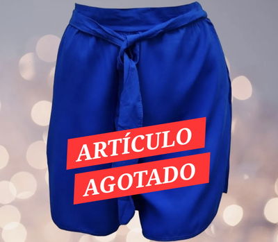 Short Liso Lazos Laterales