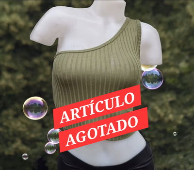 Crop Top Único Hombro
