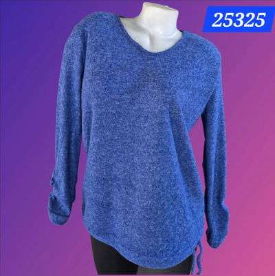 Remera Frunce en Mangas y Ajuste Cintura