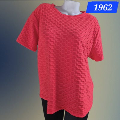 Remera Cuello Redondo Jacquard Brick