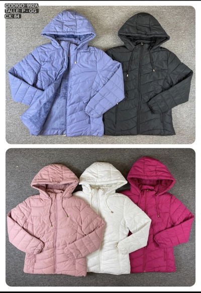 Campera Inflable Con Capucha