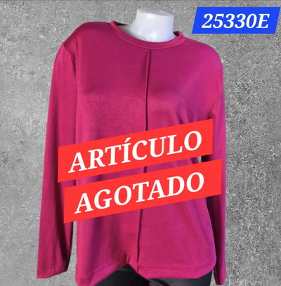 Remera Cuello Redondo Costura Delantera