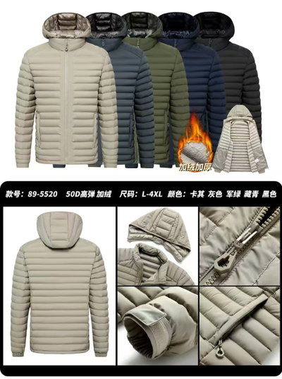Campera de Hombre con Piel
