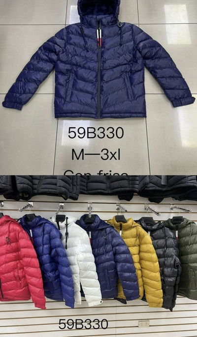 Campera Inflable Con Friza Con Capucha