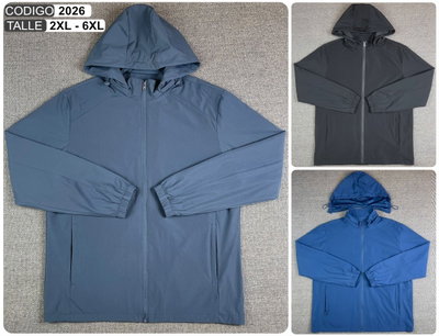 Campero Rompeviento Impermeable Hombre