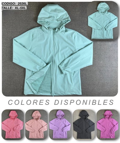 Campera Rompeviento Impermeable Dama