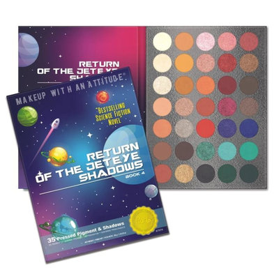 Return of the Jet Eyeshadow - Book 4 by Rude Cosmetics