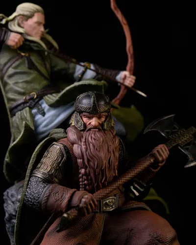 Legolas & Gimli 1/10 - The Lord of the Rings