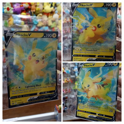 Carta TCG Pikachu 02 Sticker 3D Pokemon