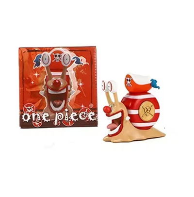 Buggy Den Den Mushi Figura 7-8cm One Piece con caja