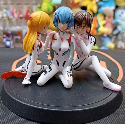 Set Asuka Rei t Mari Figura Evangelion sin caja