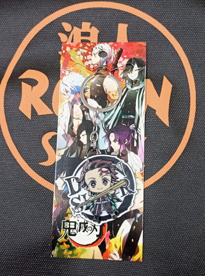 Tanjiro 01 Llavero Metálico Tipo Spiner Anti-Stres Kimetsu no Yaiba - Demon Slayer 