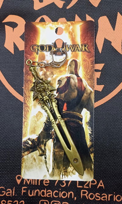 Llavero metálico Kratos espada Arma God of War