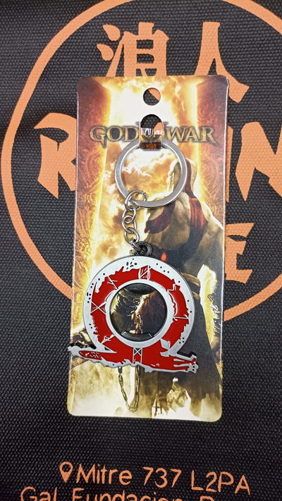 Llavero metálico Kratos Logo God of War