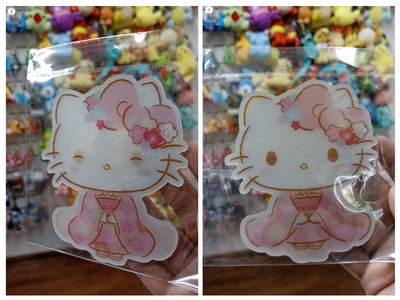 Kitty 03 Sticker 3D Sanrio