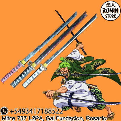 Pack 3 Katanas de Zoro One Piece