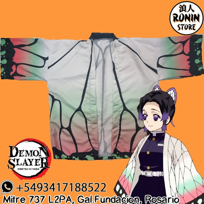 Shinobu Haori / Kimono talle único Kimetsu no Yaiba - Demon Slayer