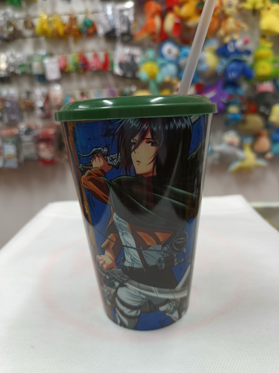 Vaso plástico reutilizable Shingeki no Kyojin