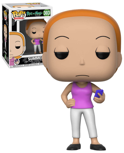 Summer Funko POP 303 Rick And Morty Original