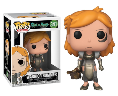 Warrior Summer Funko POP 341 Rick And Morty Original