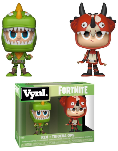 Rex + Tricera Ops Funko Vynl. Fortnite Original